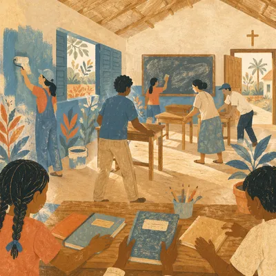 Church Partnership Serving Rural School Community