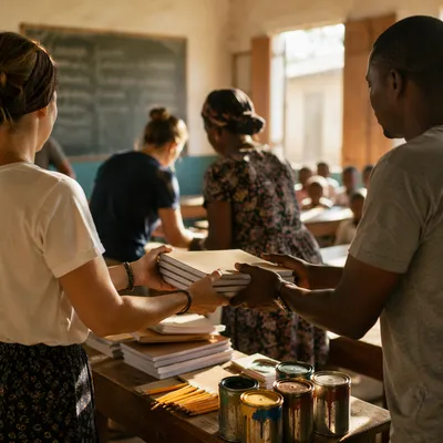 Church Partnership Supporting Rural School Classroom