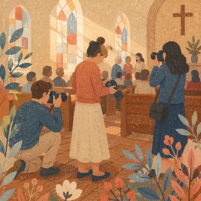 Church Photography Team in Warm Chapel