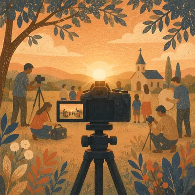 Church Photography Team at Sunset Gathering
