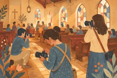 Church Photography Team in Warm Chapel