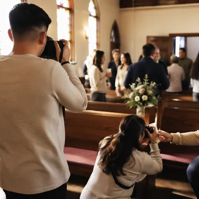 Church Photography Team During Sunday Fellowship