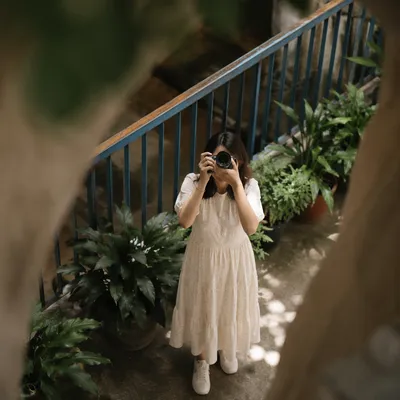 Church Photography Volunteer in Courtyard View