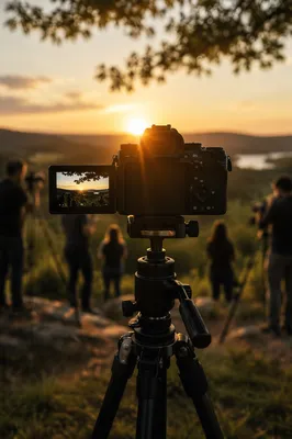 Church Photography Team at Sunset Gathering