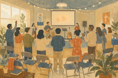 First Small Group Service Church Gathering