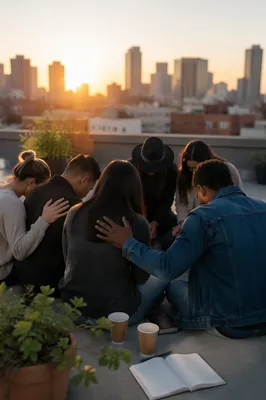 Church Planting Team Prayer at Sunrise