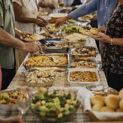 Welcoming Church Potluck Dinner Fellowship