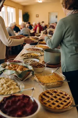 Welcoming Church Potluck Dinner Fellowship Hall
