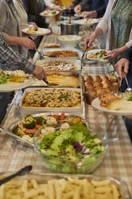Welcoming Church Potluck Dinner Fellowship