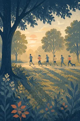 Church Running Group at Sunrise Park