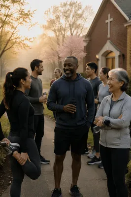 Morning Running Group by Brick Church
