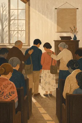 Missionary Sending Prayer in Historic Chapel