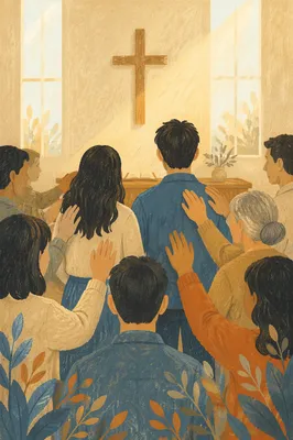 Church Prayer Sending Ceremony for Missionaries