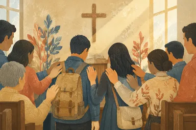 Church Prayer Sending for Missionaries
