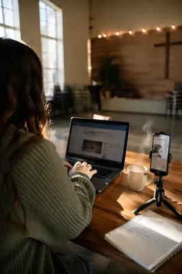 Church Social Media Manager at Work