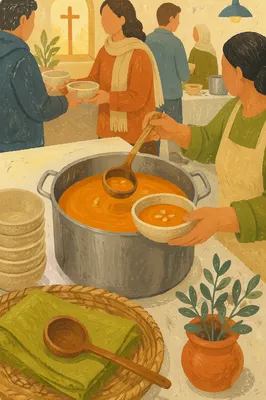 Church Soup Kitchen Warm Meal Service