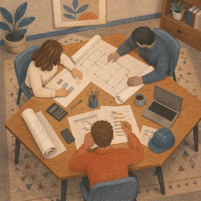 Church Staff Planning Renovation Meeting