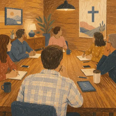 Warm Church Staff Planning Meeting