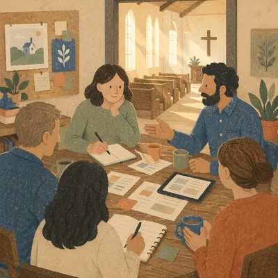 Church Staff Planning Meeting at Sunrise