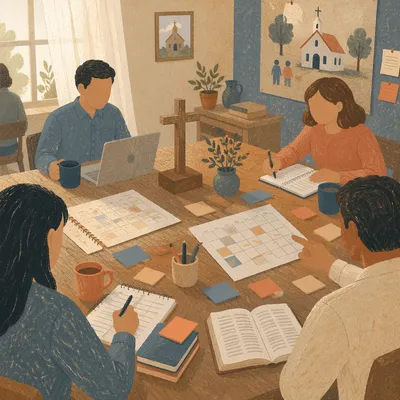 Church Staff Planning Meeting with Morning Light
