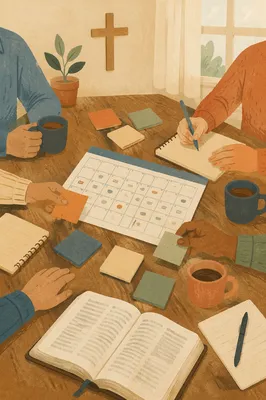 Church Staff Planning Meeting Fellowship Room