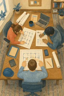 Church Staff Planning Meeting Over Facility Plans