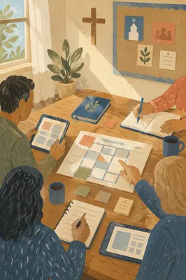 Church Staff Planning Meeting at Sunrise