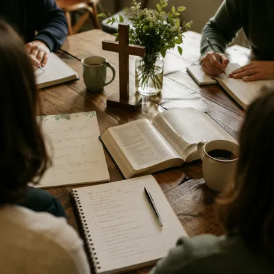 Church Staff Planning Meeting Table