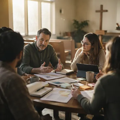 Church Staff Planning Meeting by Sanctuary