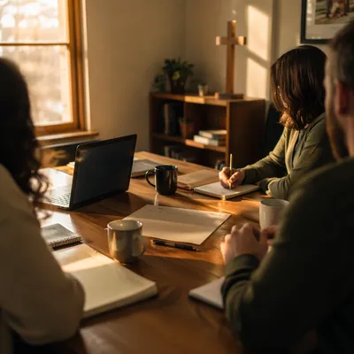 Warm Church Staff Planning Meeting