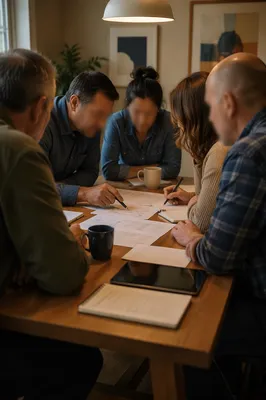 Church Staff Planning Weekly Outreach Together