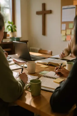 Church Staff Planning Meeting with Morning Light