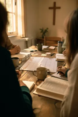 Church Staff Planning Meeting in Warm Chapel
