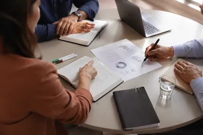 Church Staff Planning Meeting at Round Table