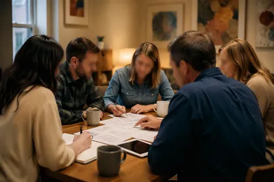 Church Staff Planning Weekly Outreach Together