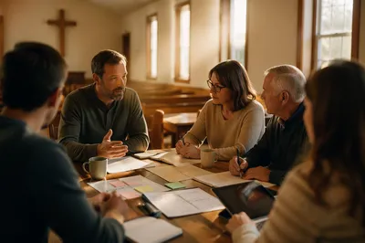 Church Staff Planning Meeting by Sanctuary
