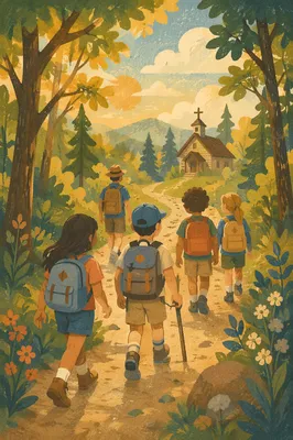 Kids Summer Church Camp Forest Adventure