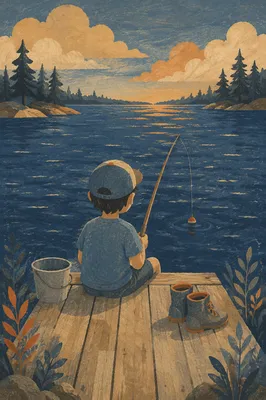 Kids Fishing Adventure at Church Summer Camp