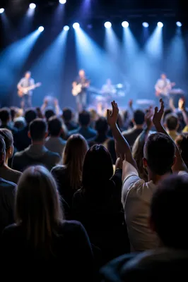 Church Talent Show Stage From Audience