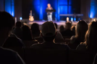Church Talent Show Stage Audience View