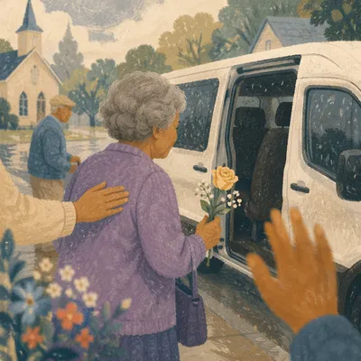 Church Van Pickup for Elderly Members
