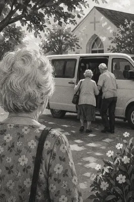 Church Van Welcoming Elderly Members
