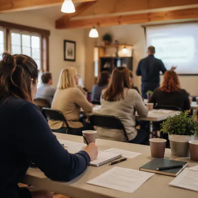 Church Volunteer Training in Classroom Setting