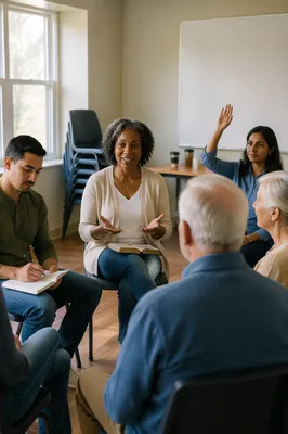 Diverse Group Training in Bright Classroom