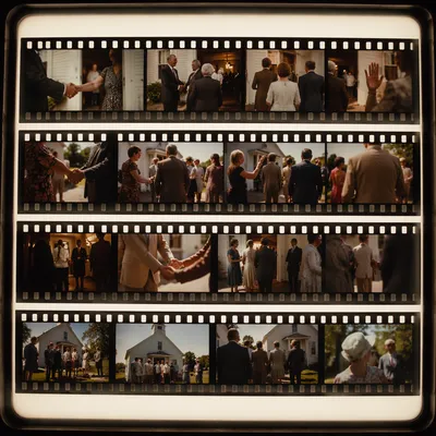 Warm Church Welcome Handshake Contact Sheet