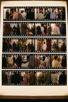 Warm Church Welcome Handshake Contact Sheet