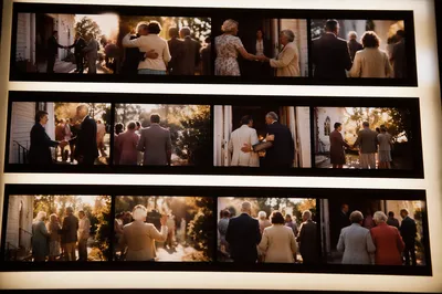 Warm Church Welcome Handshake Contact Sheet
