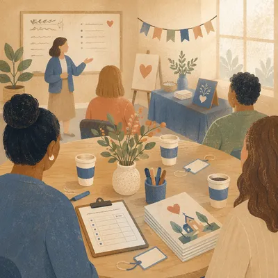 Church Welcome Team Training Orientation Scene