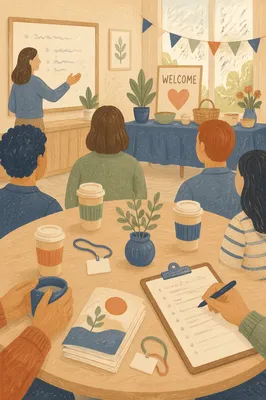 Church Welcome Team Training Orientation Scene