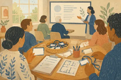 Church Welcome Team Training Orientation Scene